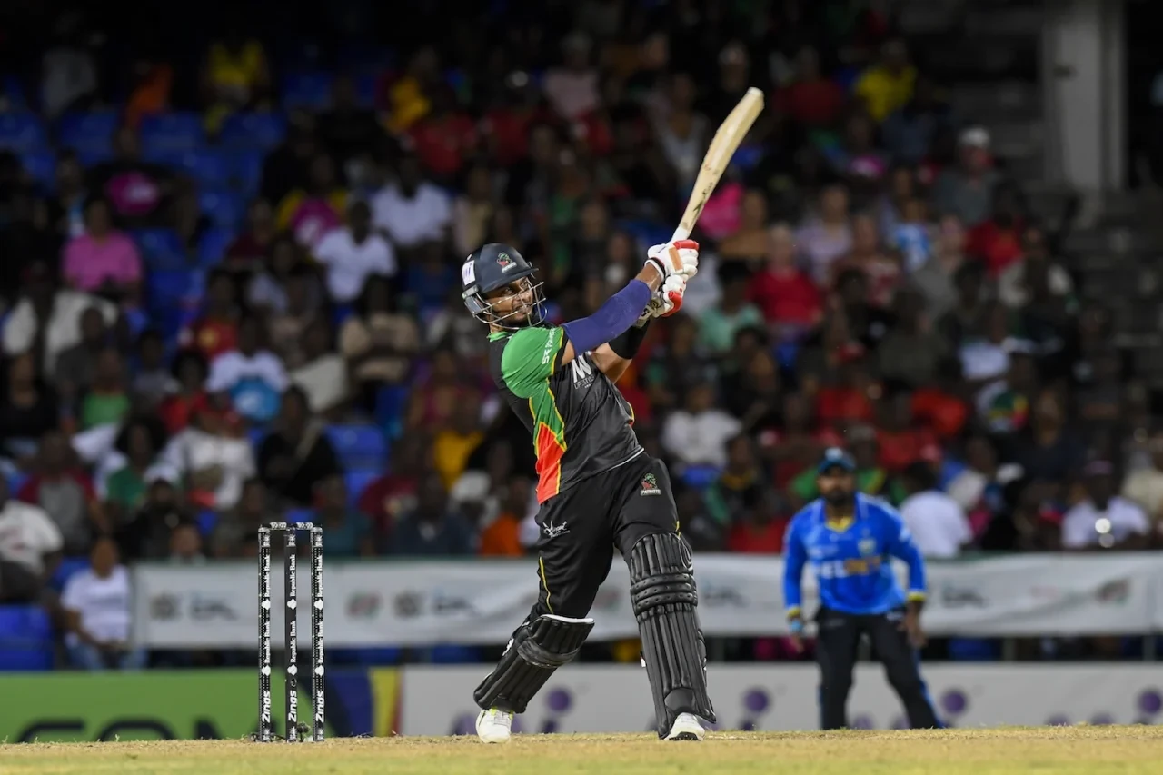 Dasun Shanaka’s 39-ball CPL century turns Patriots’ home finale into a rout